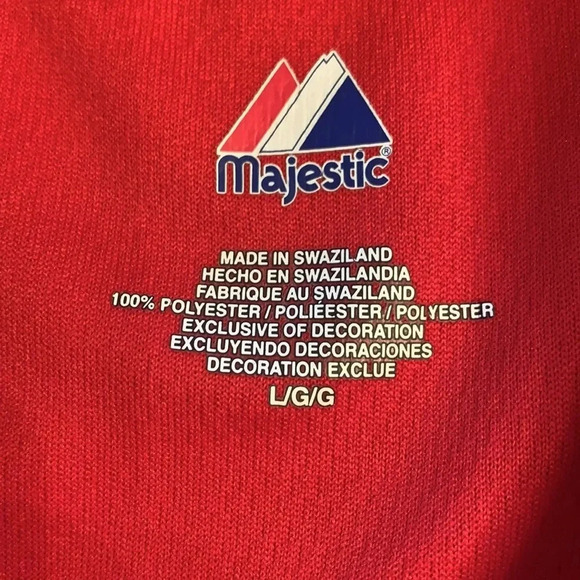 Majestic St Louis Cardinals Stitched on Logos Jersey Large - Picture 6 of 9